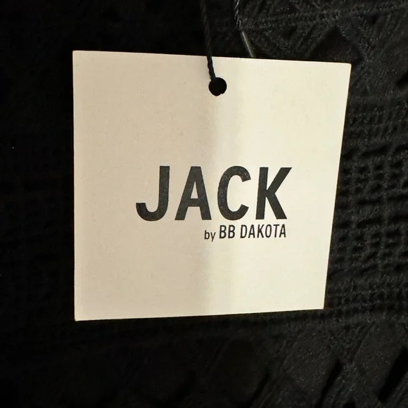 Black mini dress - halter - Jack by BB Dakota size 8 - Picture 6 of 9